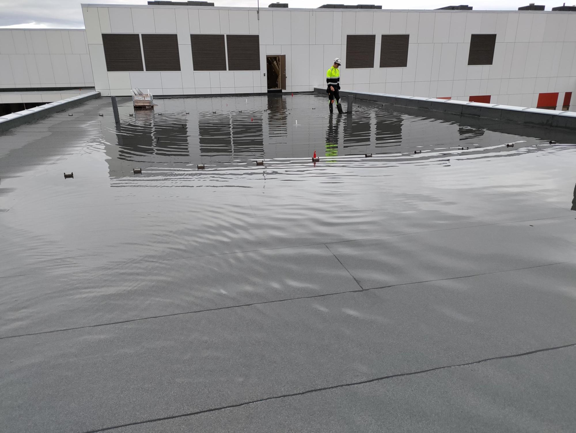 Vanntesting av taket